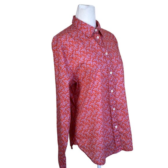 J. Crew Liberty Fabric Slim-Fit Button-down Shirt in Toutouayette Fabric Red - Picture 8 of 16